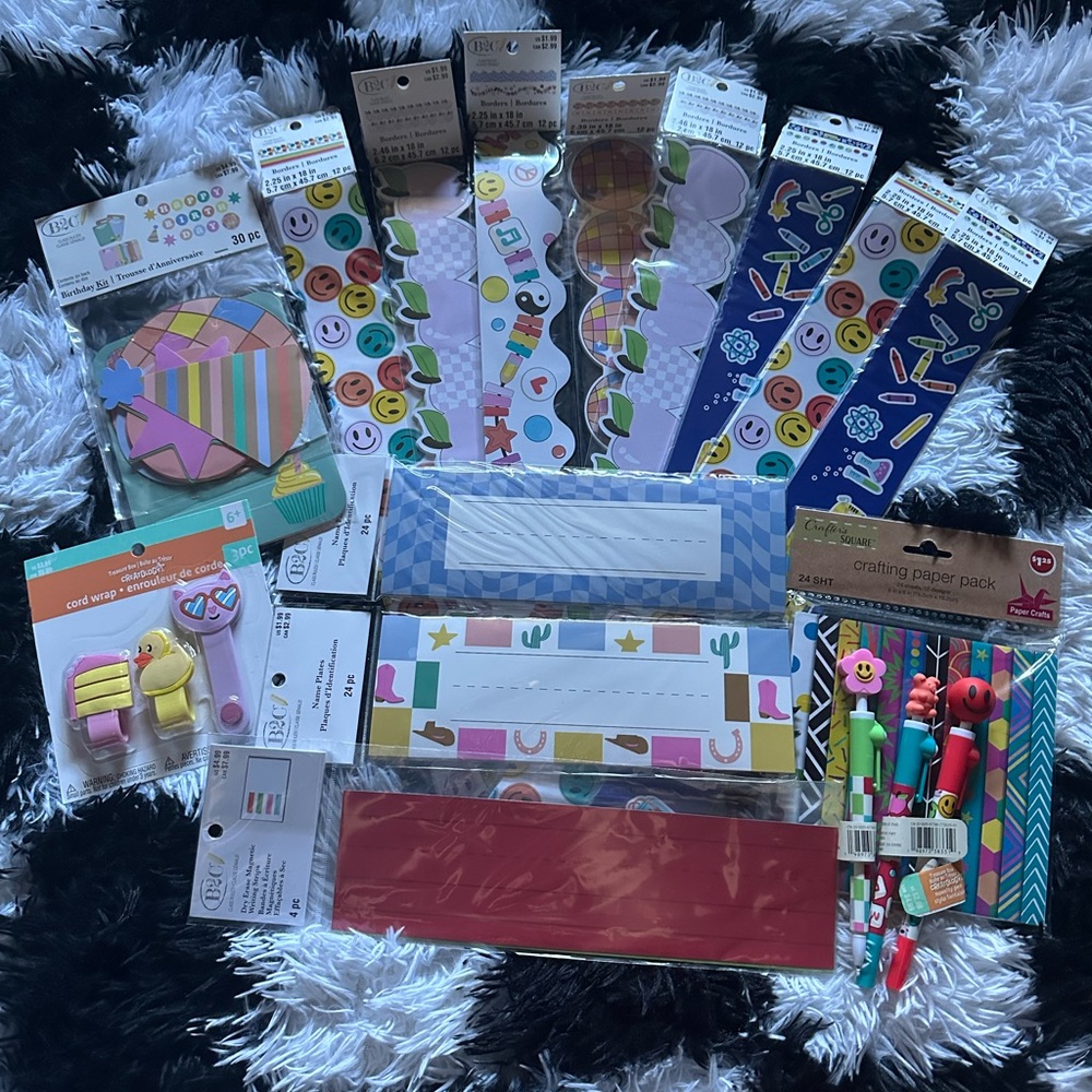 Classroom & Craft Room Supplies Bundle – New & Unused